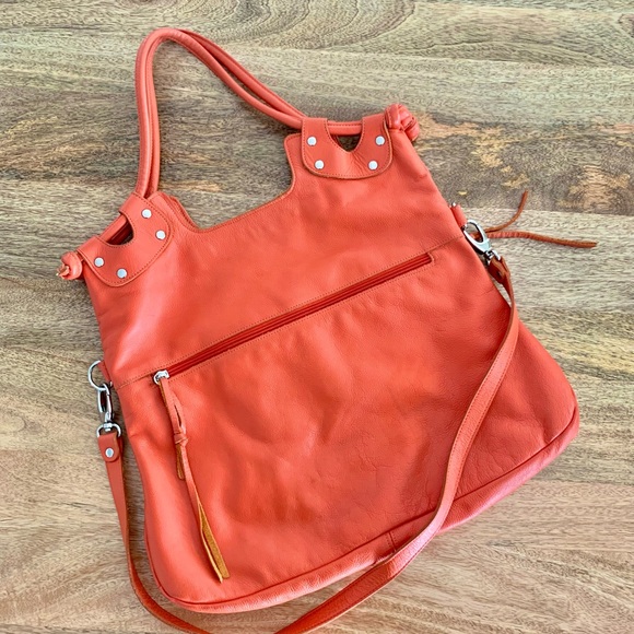 | foley + corinna leather convertible hobo tote bag | - Picture 3 of 10